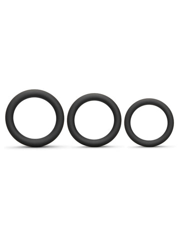 Snug Ring Lite 3-Pack Snug Fit Silicone Cock Ring by B-Vibe