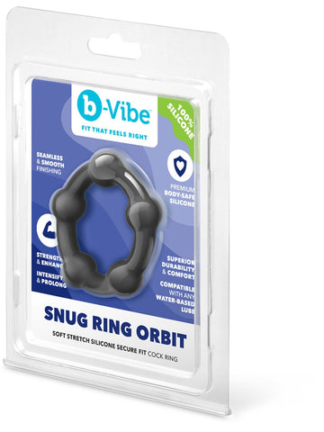 Snug Ring Orbit Stretchy Silicone Cock Ring by B-Vibe