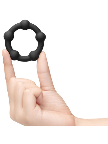 Snug Ring Orbit Stretchy Silicone Cock Ring by B-Vibe