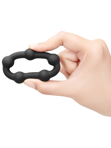 Snug Ring Orbit Stretchy Silicone Cock Ring by B-Vibe