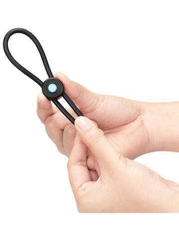 Lasso Grip Fully Adjustable Silicone Cock Ring by B-Vibe