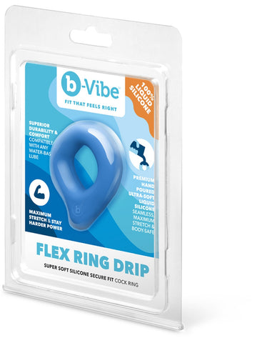 Flex Ring Drip Stretchy Silicone Cock Ring by B-Vibe