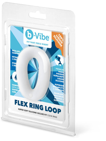 Flex Ring Loop Stretchy Silicone Cock Ring by B-Vibe