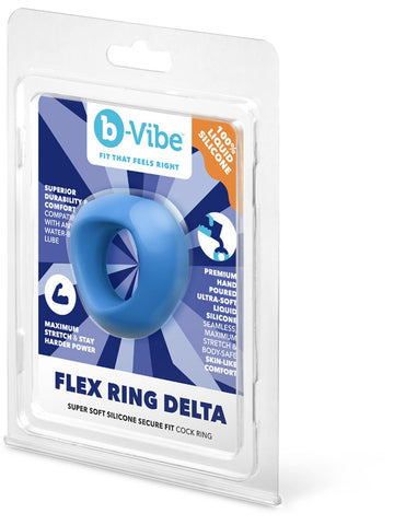 Flex Ring Delta Male Silicone Cock Ring by B-Vibe