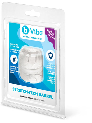 Stretch-Tech Barrel Ultra Stretchy Cock Ring by B-Vibe