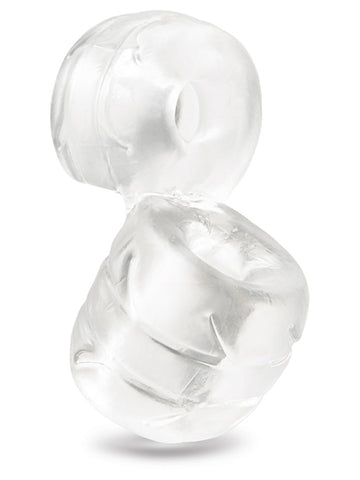 B-Vibe Strech-Tech Double Barrel Cock Ring & Ball Stretcher