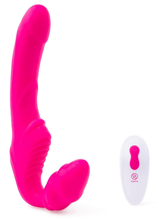 Remote Control Strapless Strap-On Vibrator by Together