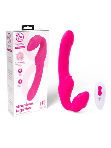 Remote Control Strapless Strap-On Vibrator by Together
