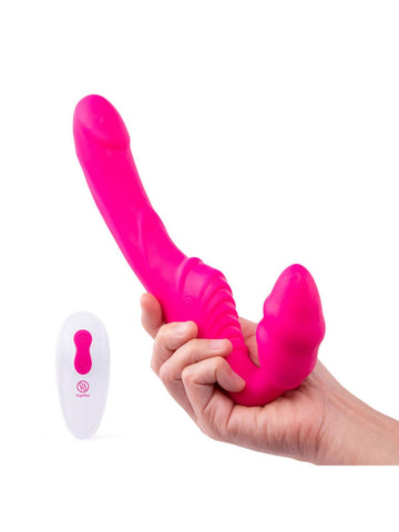 Remote Control Strapless Strap-On Vibrator by Together