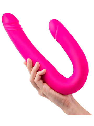 Duo Double-Ended Vibrating Thrusting Dildo by Together
