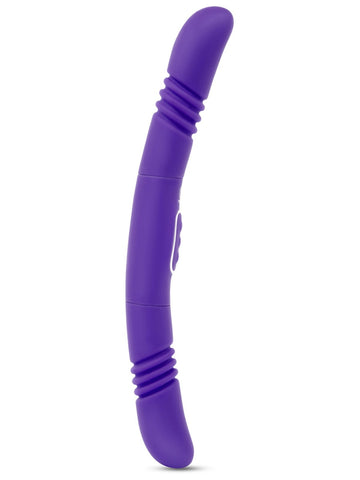 Double Delight Vibrating and Thrusting Dildo by Together