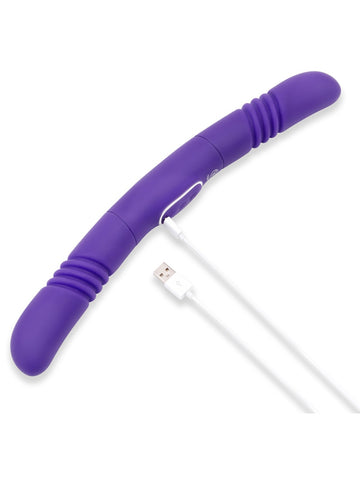 Double Delight Vibrating and Thrusting Dildo by Together