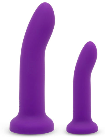 Duo 2Pc Silicone Dildo & Harness Set by Together