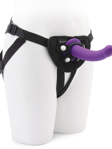 Tilt Vibrating Silicone Dildo Harness Set by Together