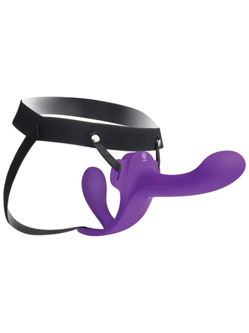 Lock-In Dual-Ended Vibrating Strap-On Set by Together