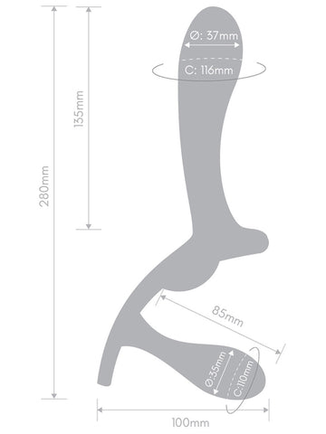 Lock-In Dual-Ended Vibrating Strap-On Set by Together