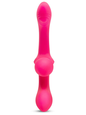 Double Tap Vibrating Strapless Strap-On Set by Together
