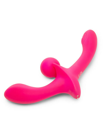 Double Tap Vibrating Strapless Strap-On Set by Together