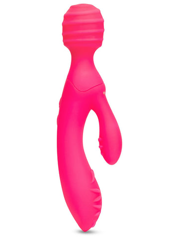 Tri Delight Dual-Ended Wand Rabbit Vibrator by Together