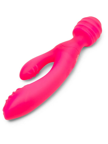 Tri Delight Dual-Ended Wand Rabbit Vibrator by Together