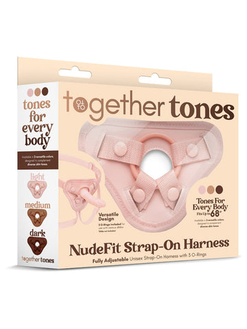NudeFit Adjustable Unisex Strap-On Harness Set by Together