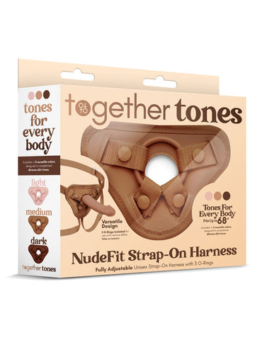NudeFit Adjustable Unisex Strap-On Harness Set by Together
