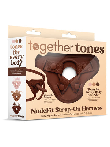 NudeFit Adjustable Unisex Strap-On Harness Set by Together