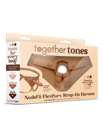 NudeFit FlexCurv Adjustable Strap-On Harness by Together