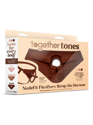 NudeFit FlexCurv Adjustable Strap-On Harness by Together