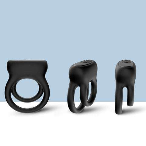 BDStyle Wireless Double Vibrating Mens Love Ring - Vibrating Cock Rings