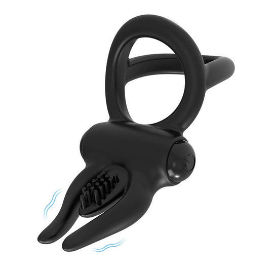BDStyle Multi Functions Cock Ring With Vibrating Clit Stimulator - Vibrating Cock Rings