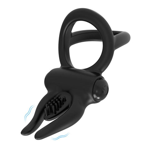 BDStyle Multi Functions Cock Ring With Vibrating Clit Stimulator - Vibrating Cock Rings