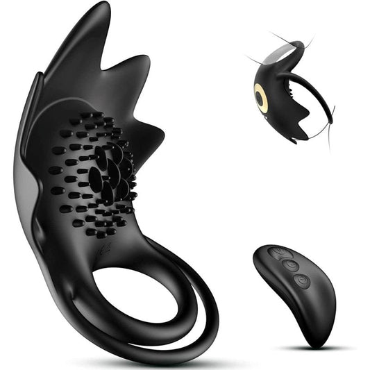 BDStyle 10 Functions Starfish Wireless Vibrating Cock Rings - Vibrating Cock Rings