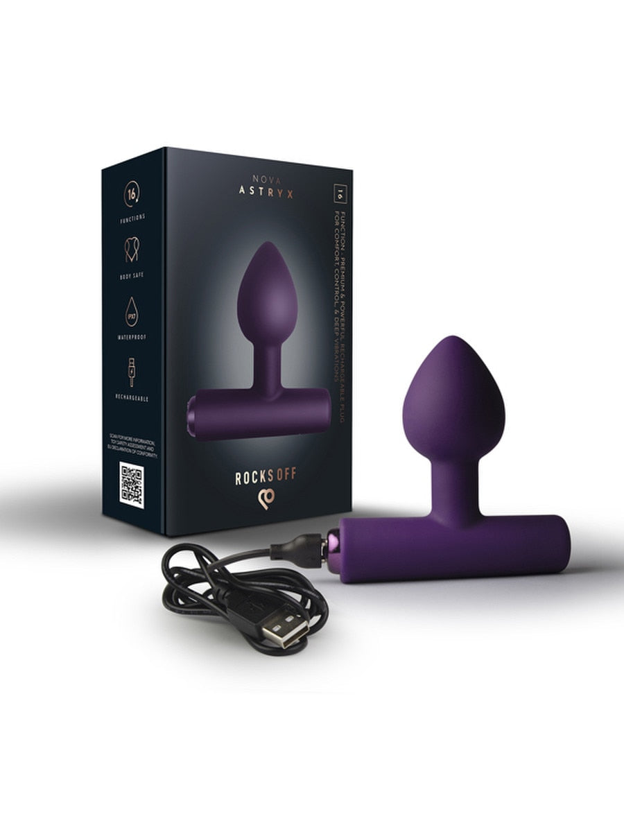 Rocks Off Nova Astryx Vibrating Male Prostate Massager - Prostate Toys