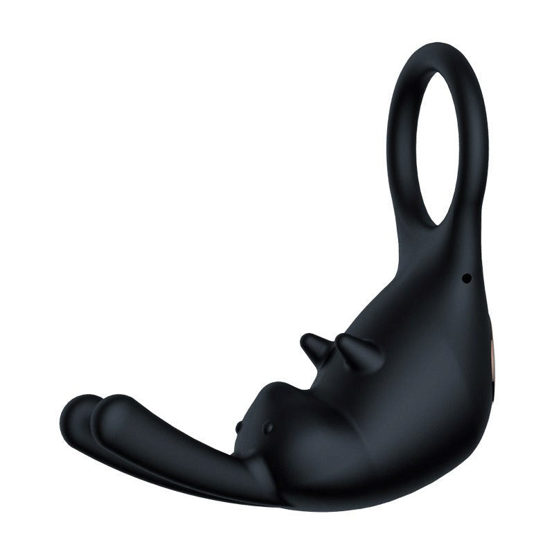 BDStyle Rabbit Ear 10 Frequency Mens Cock Ring - - Vibrating Cock Rings