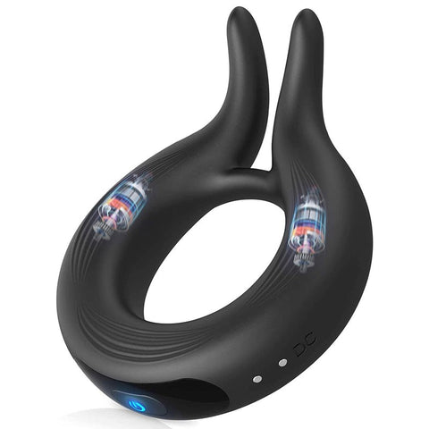 BDStyle 10 Functions Mens Pleasure Lock Ring - Vibrating Cock Rings