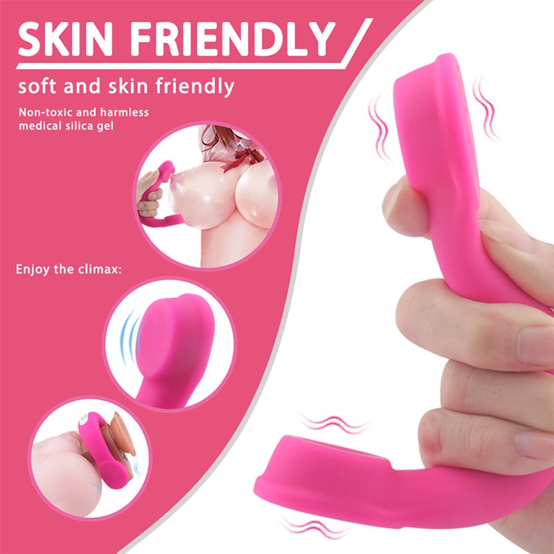 S-Hande Headset Multi Functions Vibrating Cock Ring Pink - - Vibrating Cock Rings