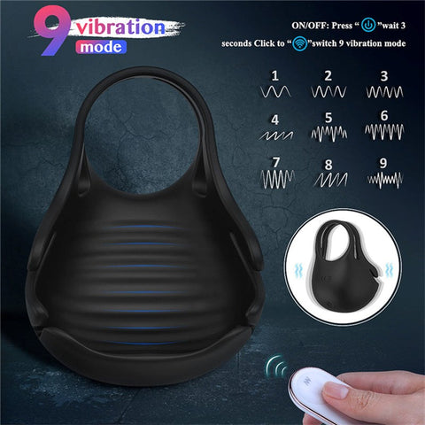S-Hande Nest Scrotum Vibrating Mens Cock Ring - Vibrating Cock Rings