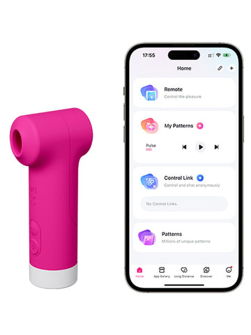 Fizz Suction and Tapping Clitoral Vibrator by Lovense