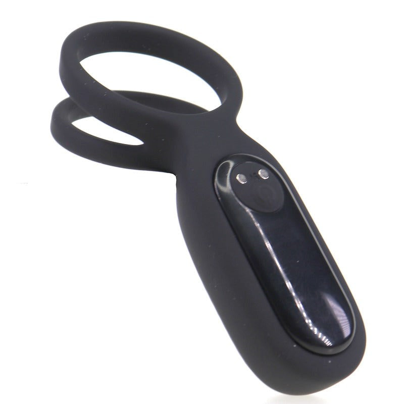 S-Hande Squidward 9 Frequency Vibration Cock Ring Black - - Vibrating Cock Rings