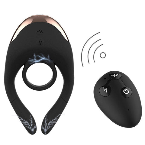 BDStyle Electric Shock Mens Wireless Cock Ring - Vibrating Cock Rings