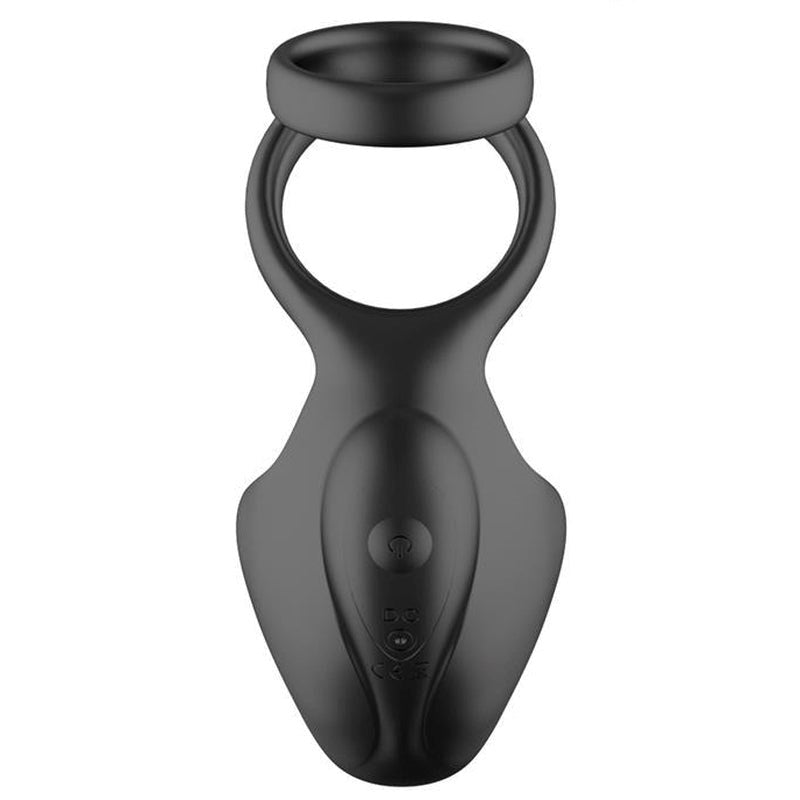 BDStyle 10 Functions Rechargeable Silicone Dual Penis Ring - - Vibrating Cock Rings