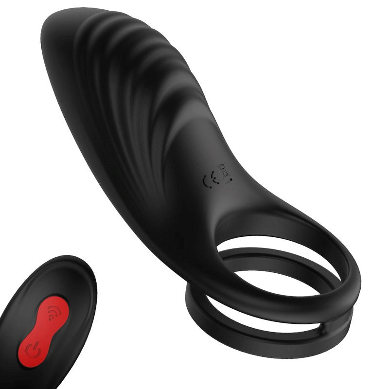 S-Hande Coco Wireless 9 Frequency Vibration Cock Ring - - Vibrating Cock Rings