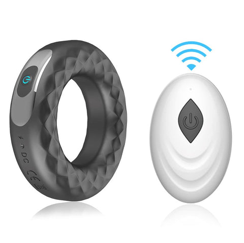 BDStyle 10 Functions Rechargeable Wireless Mens Cock Ring - Vibrating Cock Rings