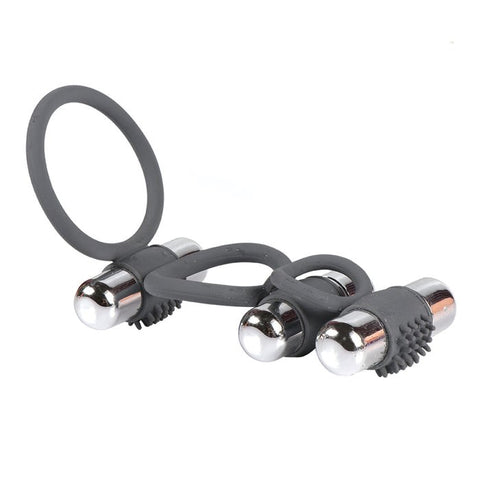 BDStyle Three Ring 7 Model Vibration Cock Ring - Vibrating Cock Rings