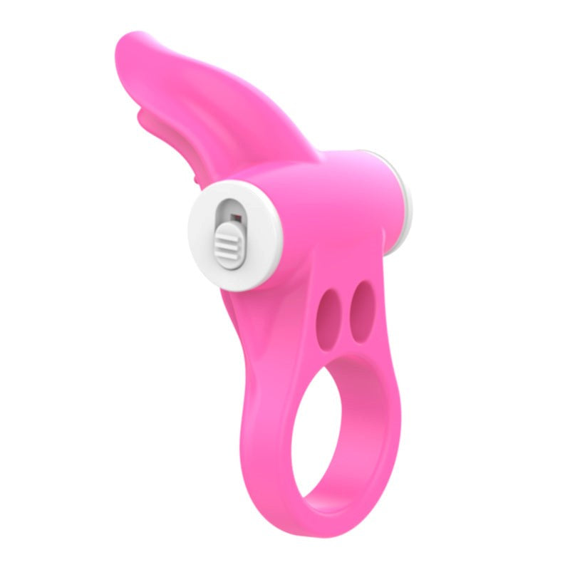 BDStyle Tongue Shaped Multi Functions Mens Vibrating Cock Ring - - Vibrating Cock Rings