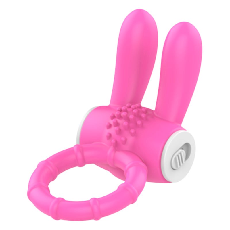 BDStyle Rabbit Ear Multi Functions Vibrating Cock Ring - - Vibrating Cock Rings