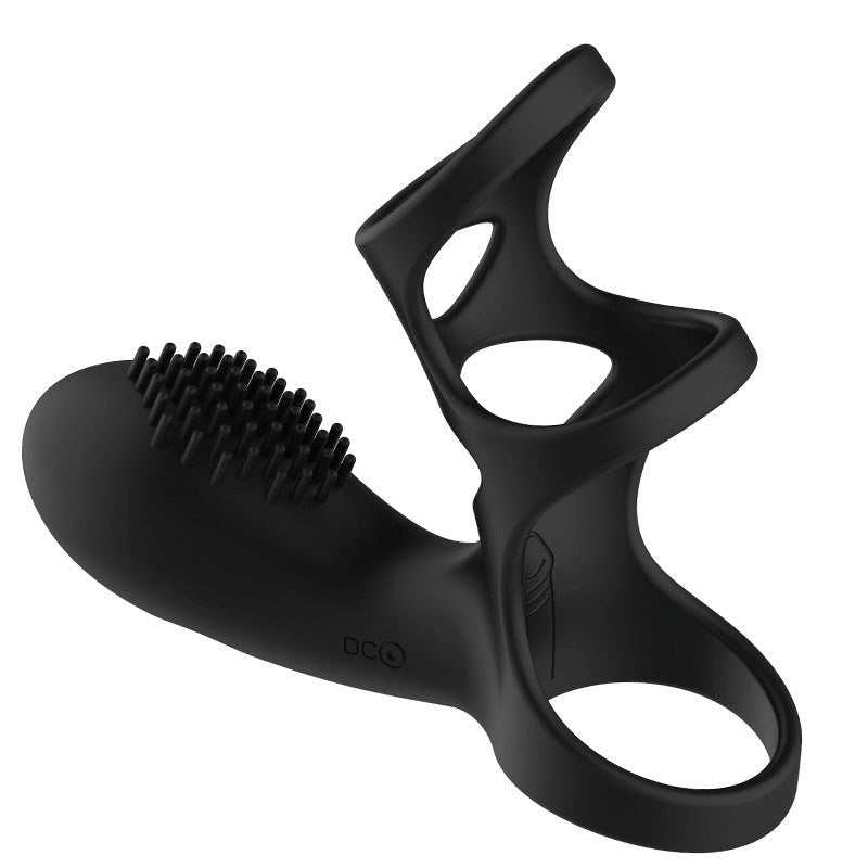 Mannuo Kayla 10 Functions Vibrating Mens Penis Ring - - Vibrating Cock Rings