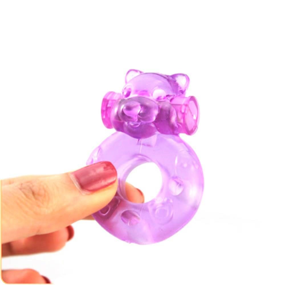 BDStyle Bear Cock Ring For Mens - - Vibrating Cock Rings