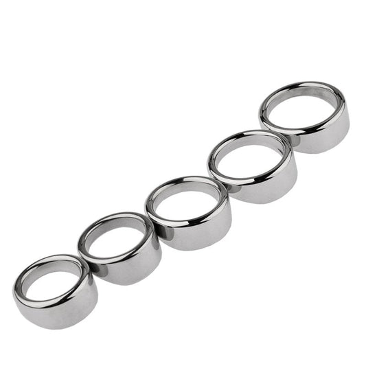 BDStyle Stainless Steel Chrome Rooster Penis Ring - Steel Cock Rings